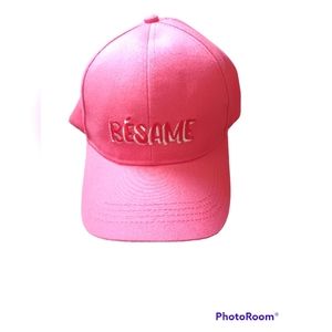 ❤️NEW "Besame" Pink Baseball Hat, Valentines Day, Gift,